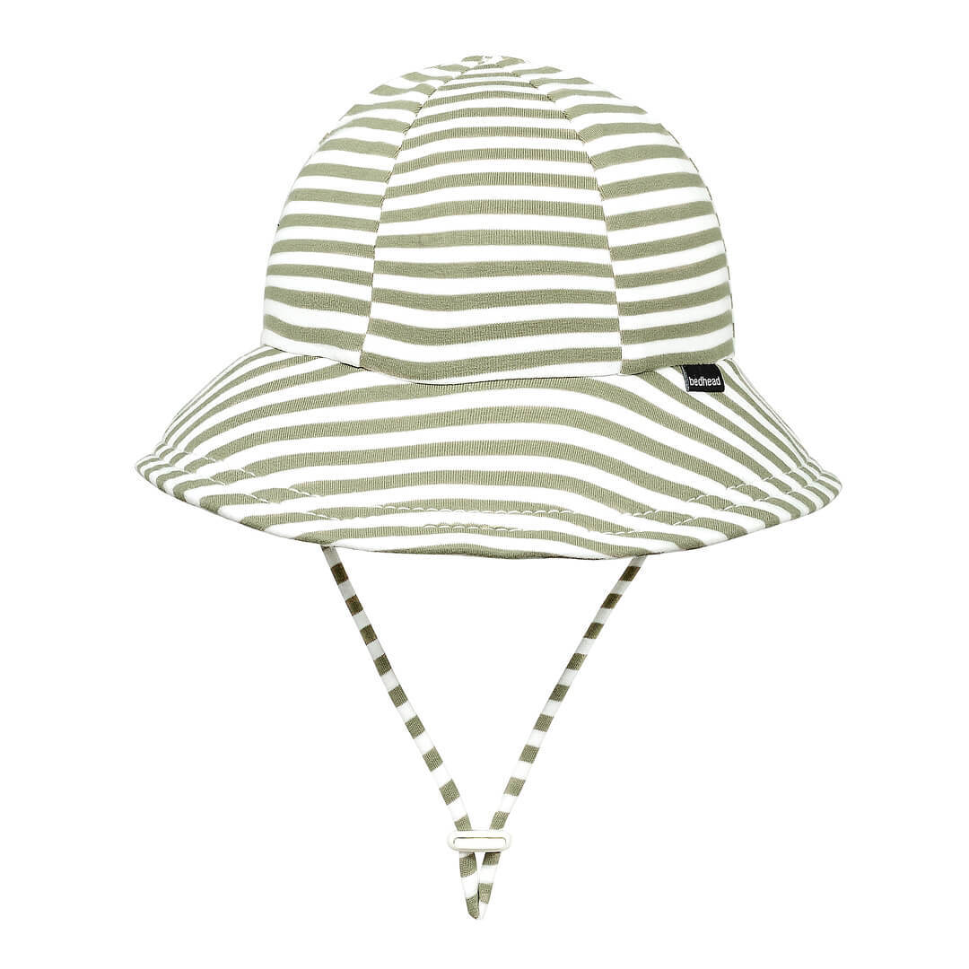 Bedhead Hats - Toddler Bucket Hat - Khaki Stripe