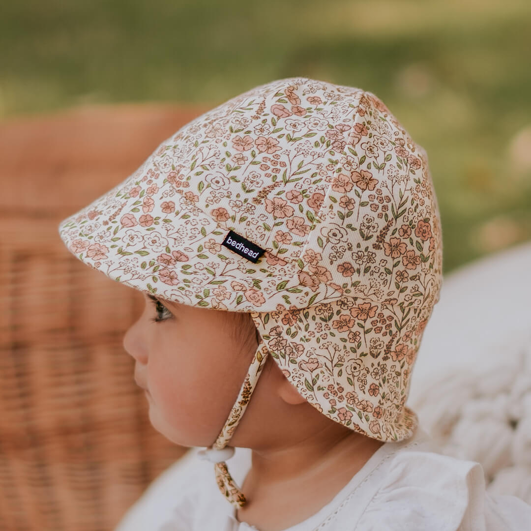 Bedhead Hats - Legionnaire Girls Hat with Strap - Savanna