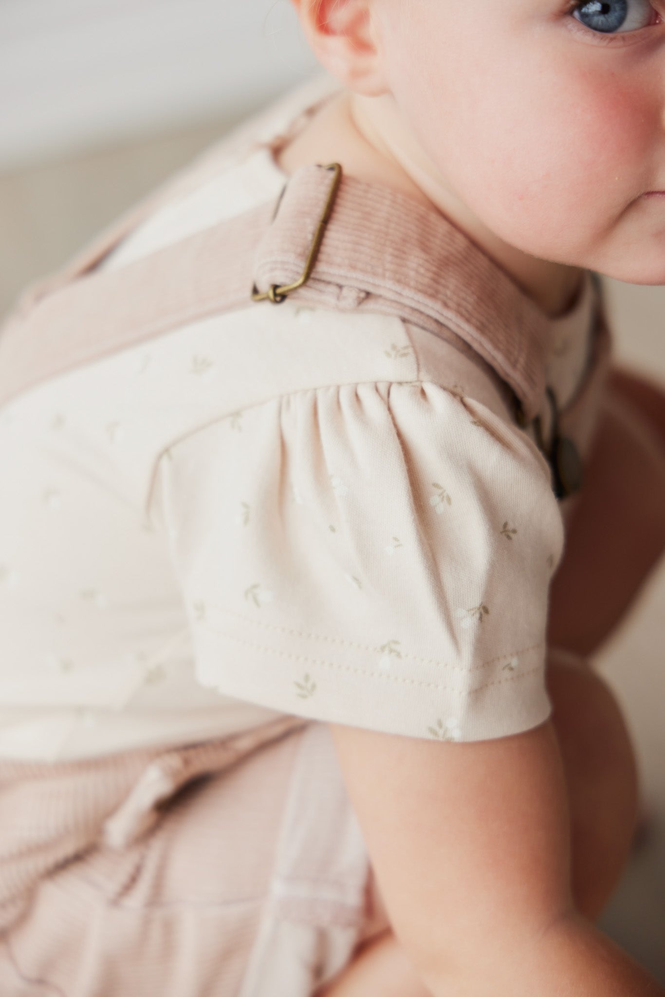Jamie Kay - Organic Cotton Cap Sleeve Bodysuit - Elenore Pink Tint