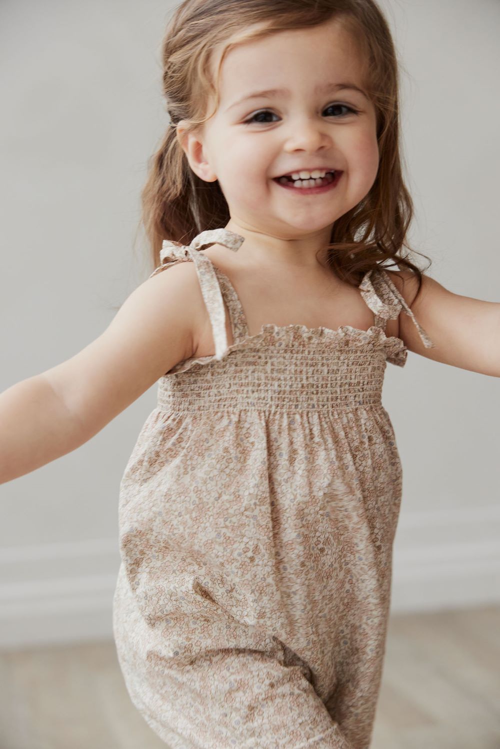Jamie Kay - Organic Cotton Summer Playsuit - Chloe Pink Tint