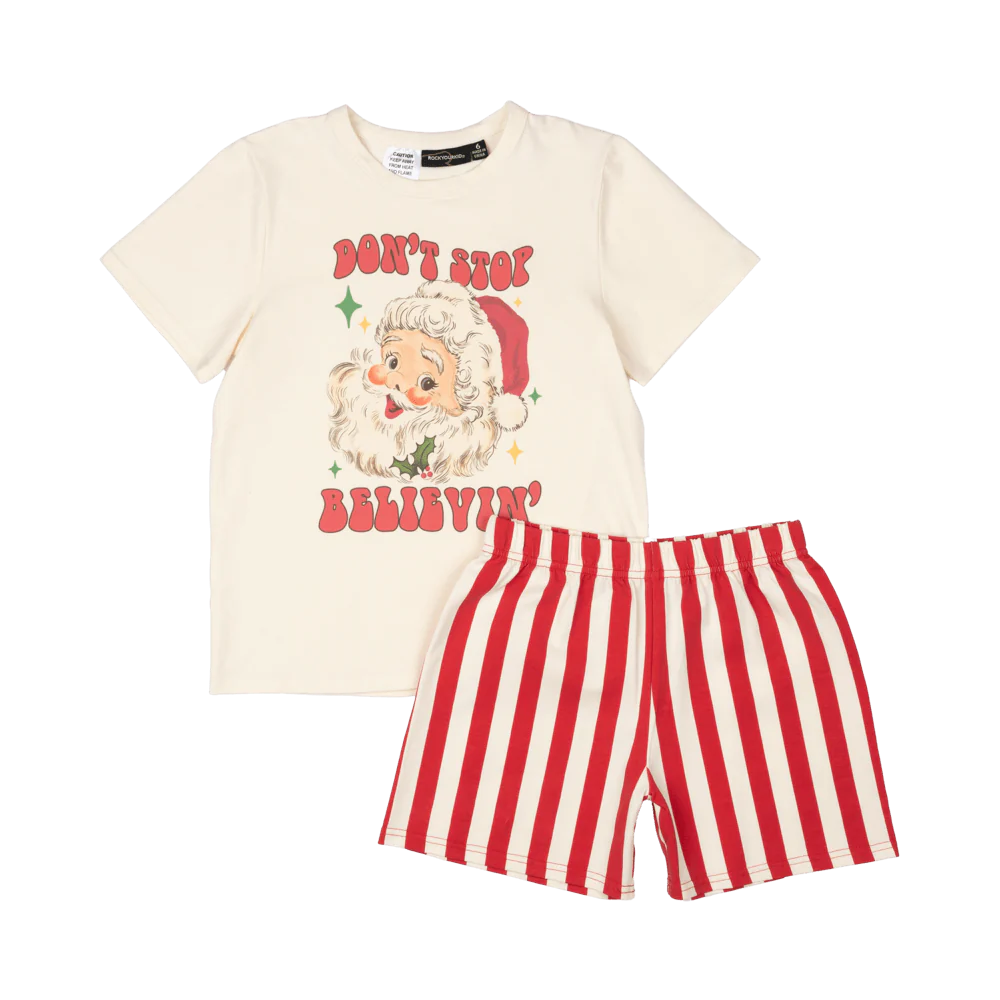 Rock Your Baby Don t Stop Believin PJ Set
