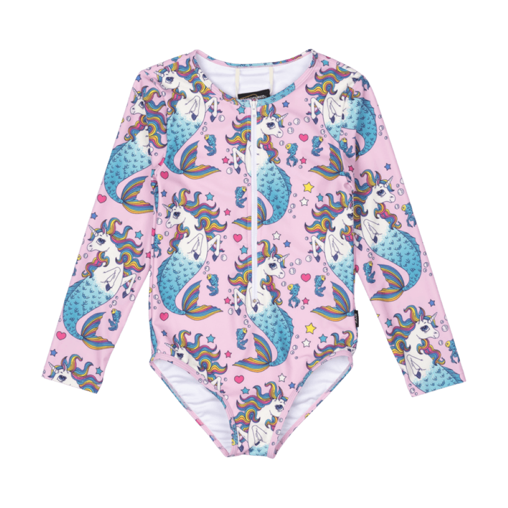 Rock Your Baby - Unicorn Mermaids One Piece Swimmers