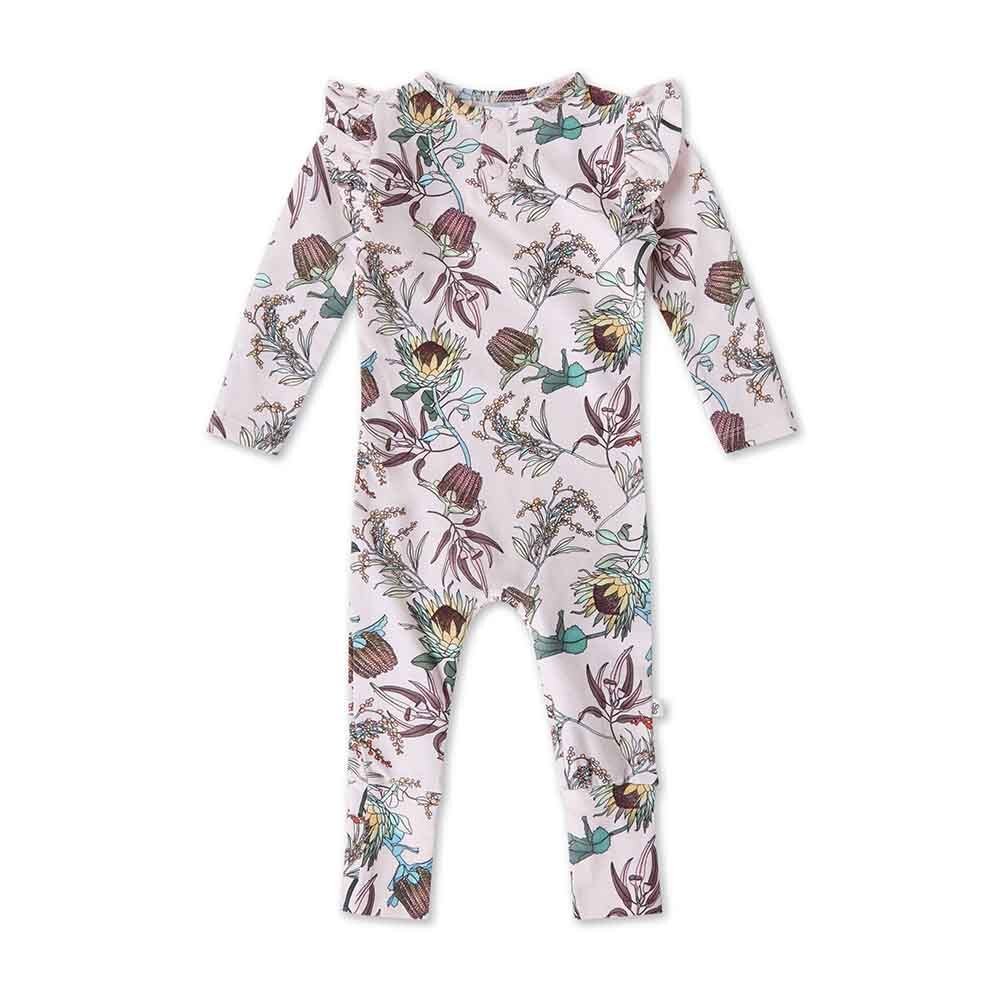 Snuggle Hunny - Organic Growsuit - Banksia