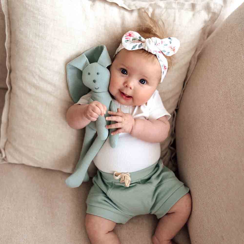 Snuggle Hunny Kids - Organic Shorts - Sage