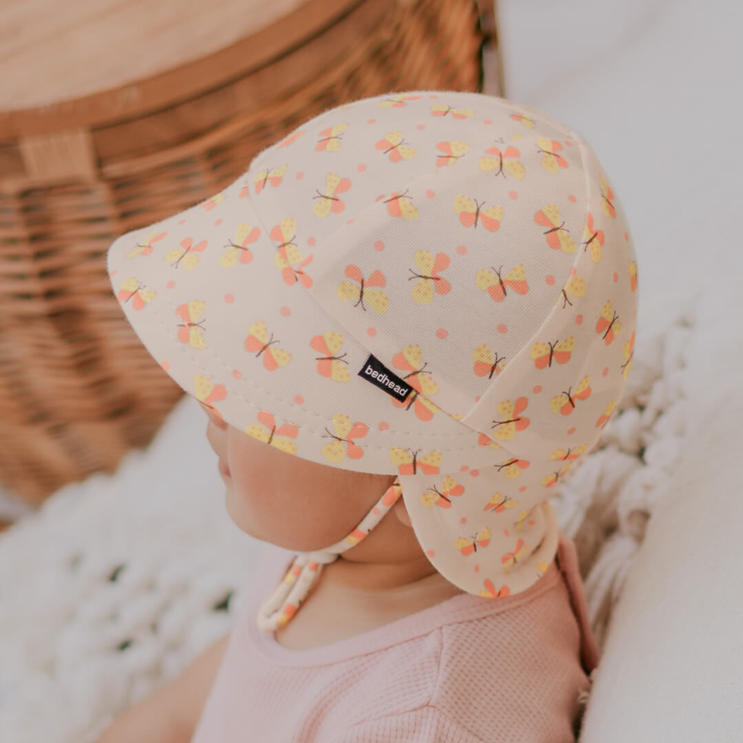 Bedhead Hats - Legionnaire Hat with Strap - Butterfly
