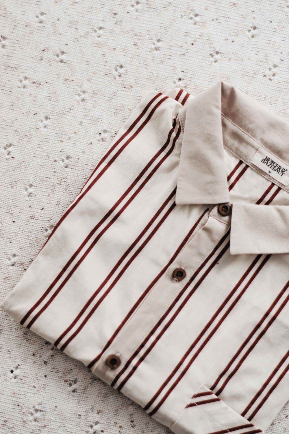 Bencer & Hazelnut - Candy Cane - Collared Shirt