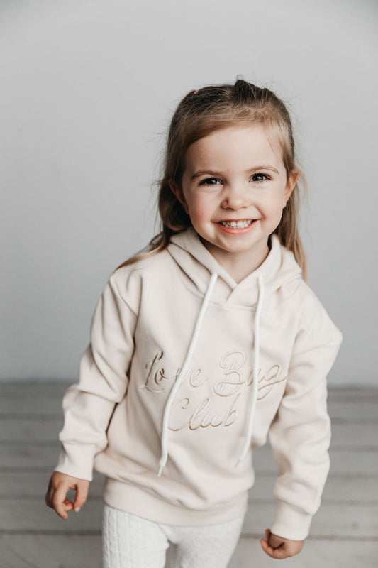 Bencer & Hazelnut - Love Bug Club Hoodie - Oatmeal
