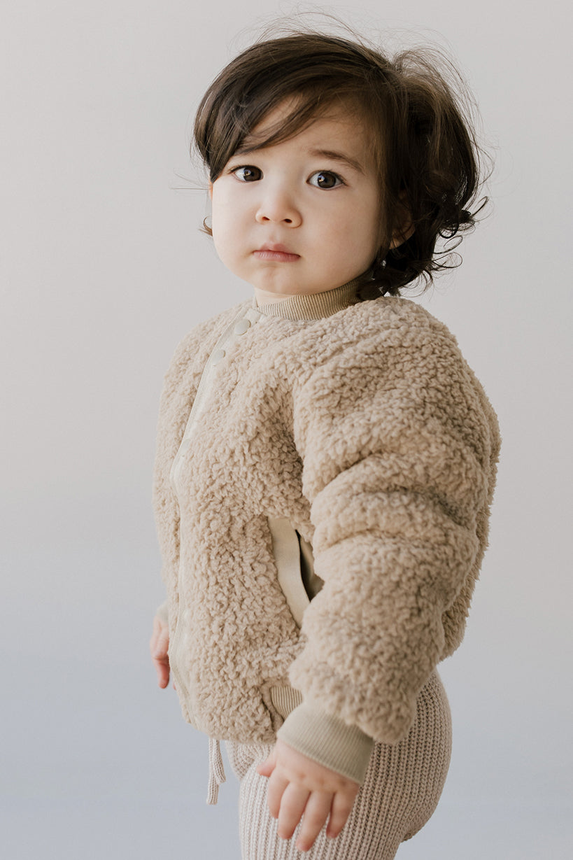 Jamie Kay - Theo Recycled Polyester Jacket - Cashew