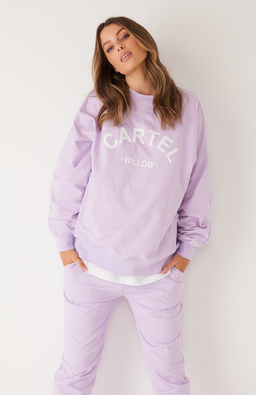 Cartel & Willow - Piper Sweater - Lilac