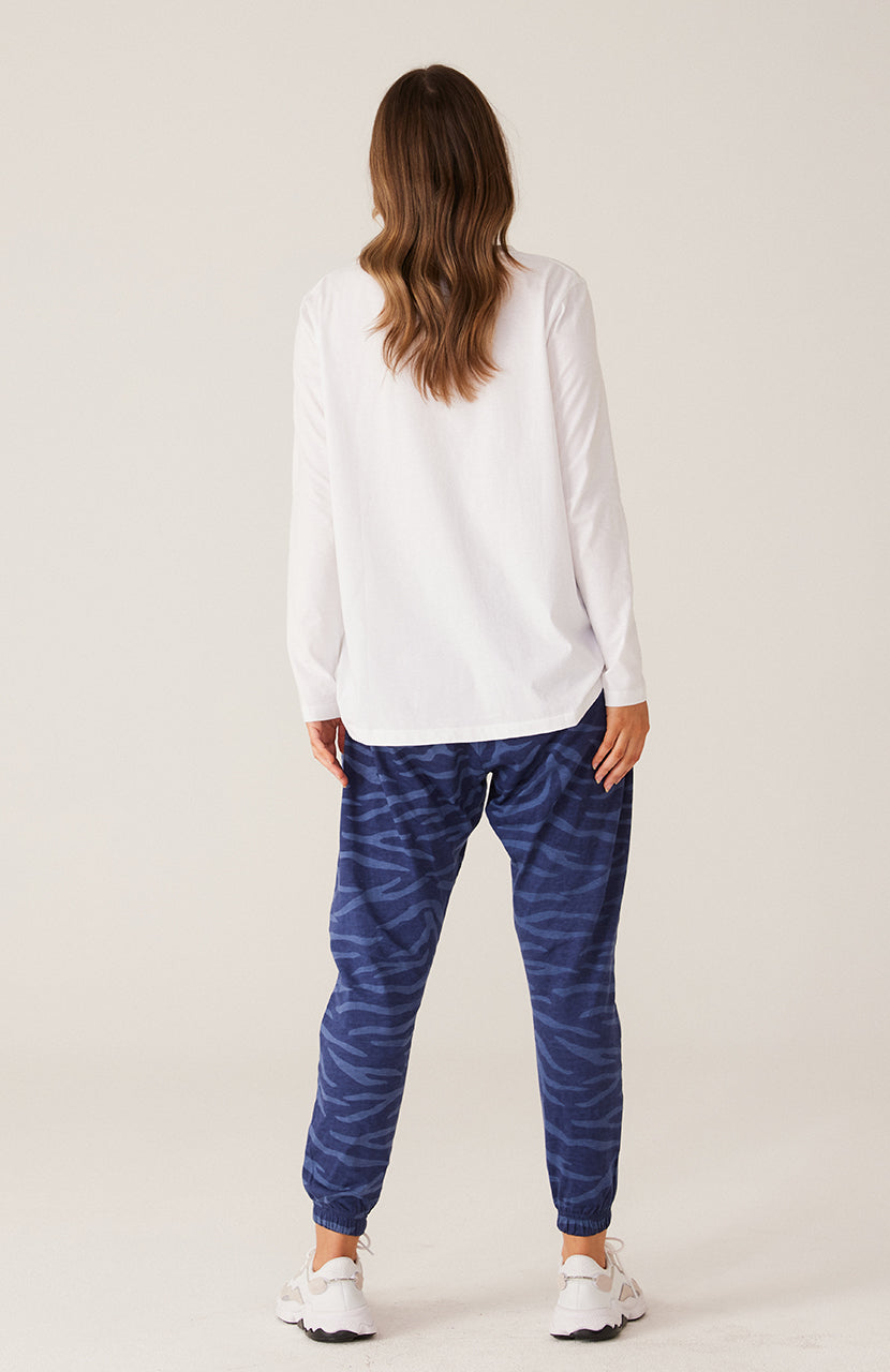 Cartel & Willow - Comeback Pants - Denim Zebra