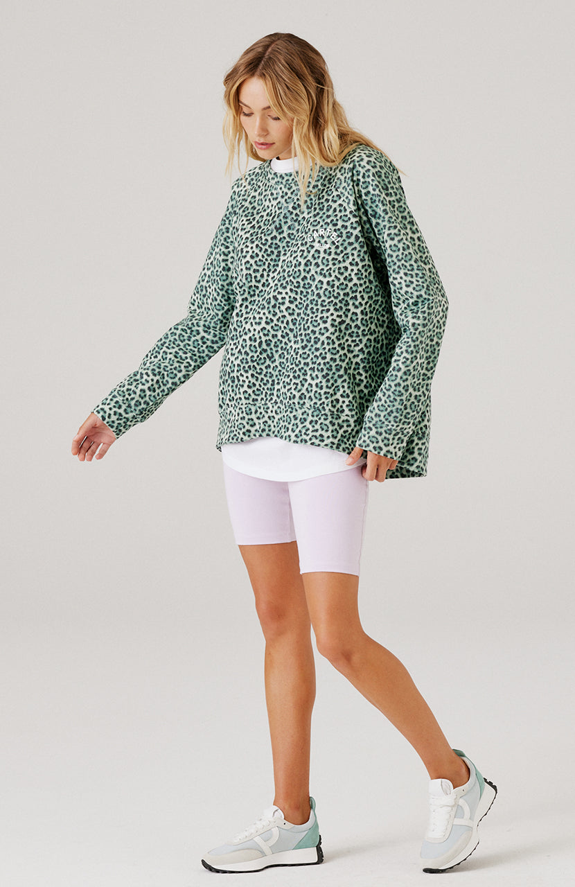 Cartel & Willow - Gigi Sweater - Leopard Sage