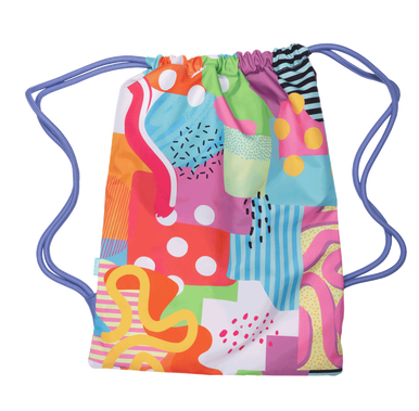 Big Drawstring Bag - Colour Burst