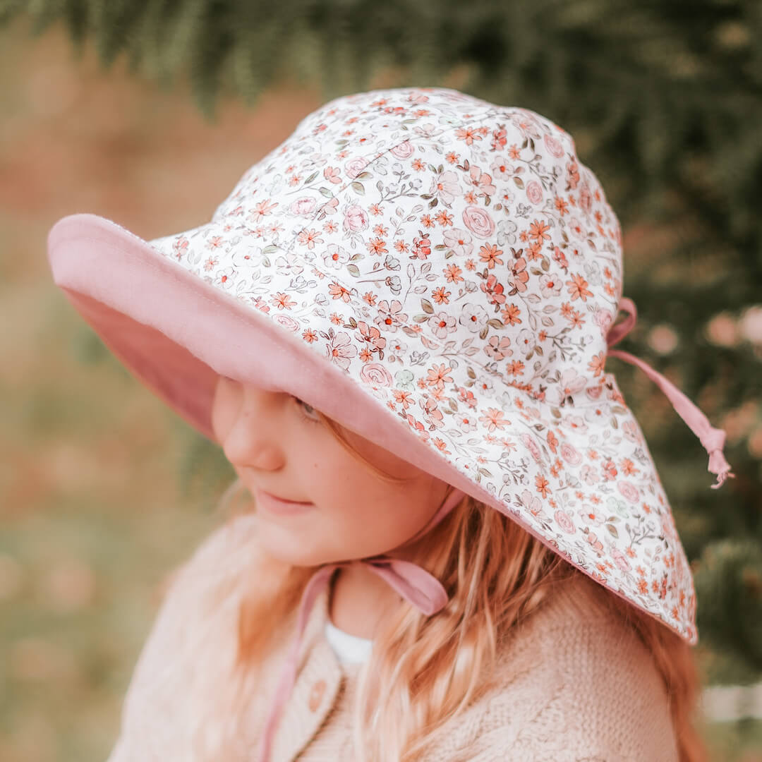Bedhead Hats - Sightseer Girls Wide Brimmed Sun Hat - Chelsea