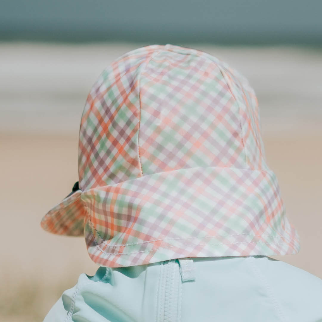 Bedhead Hats - Kids Swim Legionnaire Hat - Gingham