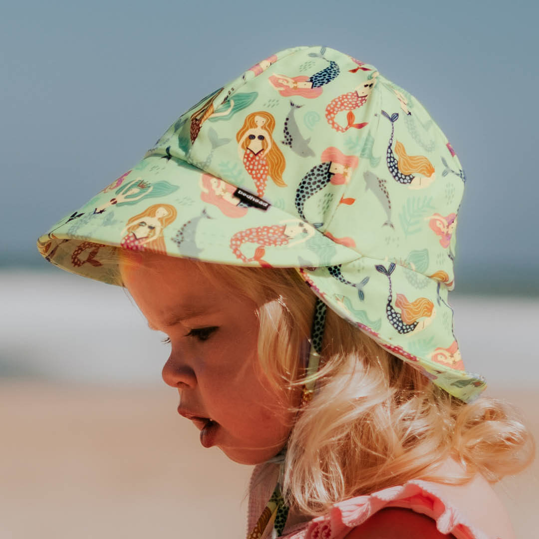 Bedhead Hats - Kids Swim Legionnaire Hat - Mermaids