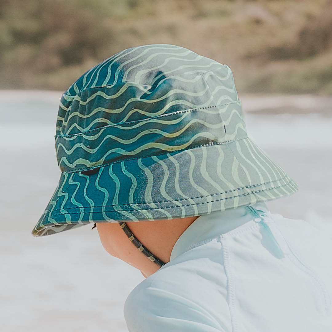 Bedhead Hats - Swim Bucket Hat - Waves