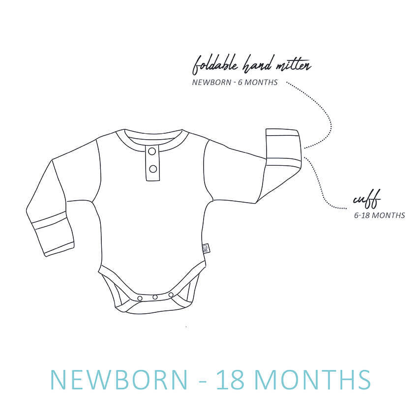 Snuggle Hunny Kids - Long Sleeve Bodysuit - Biscuit