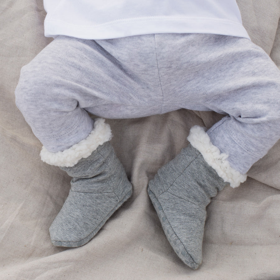 Beadhead - Fleece Bootie - Grey Marle