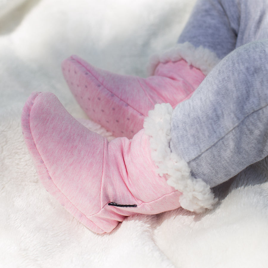 Beadhead - Fleece Bootie - Baby Pink