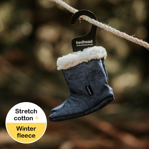 Beadhead - Fleece Bootie - Denim