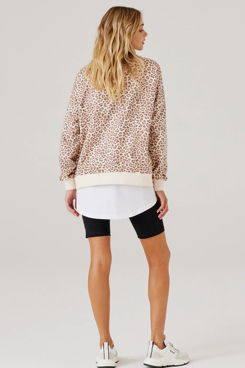 Cartel & Willow - Izzy Sweater - Mocha Leopard