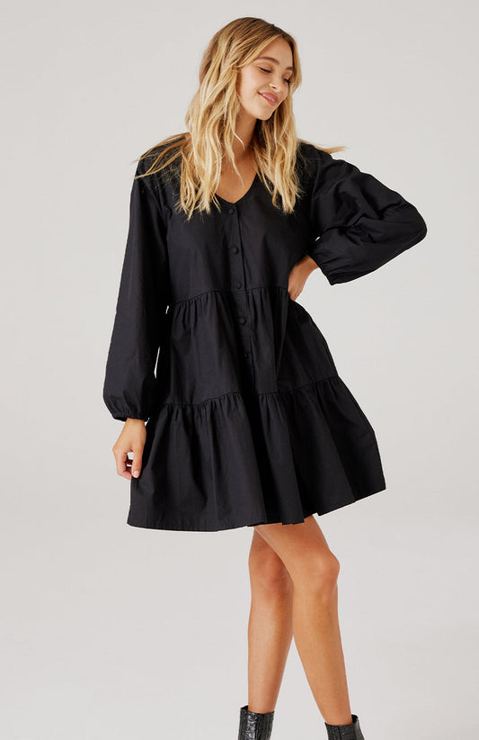 Cartel & Willow - Indianna Mini Dress - Black