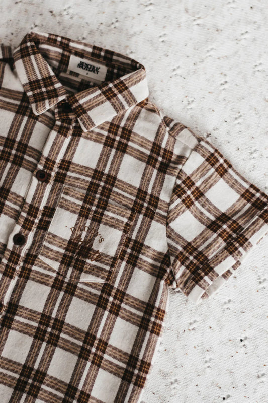 Bencer & Hazelnut - Daddy's Little Mate - Plaid Shirt