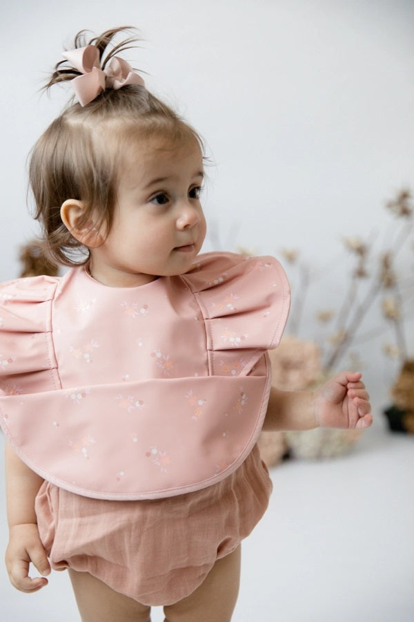 Snuggle Hunny Kids - Daisy Frill Waterproof Bib