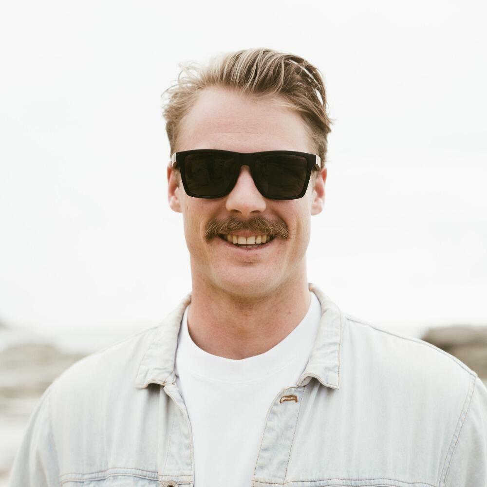 SOEK - Dalton Black Sustainable Sunglasses