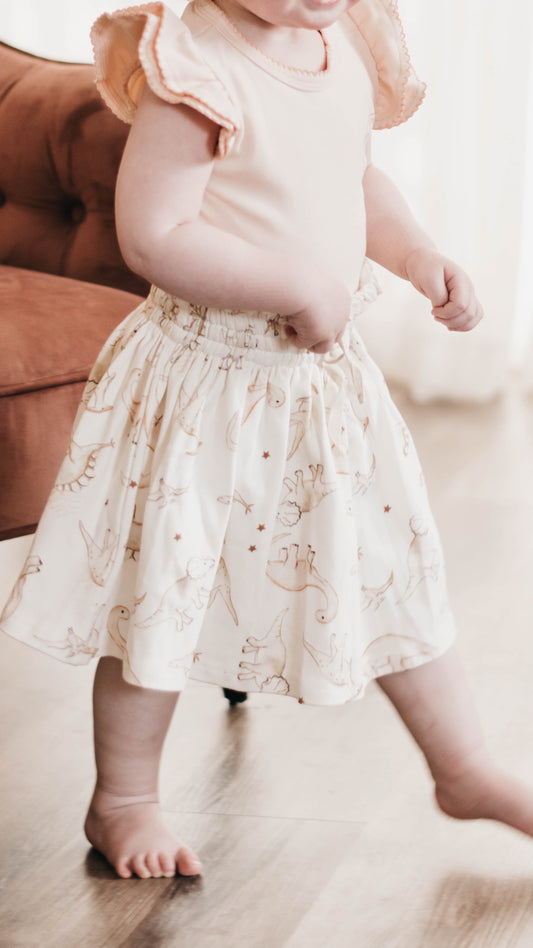 Bencer & Hazelnut - Dino Jersey Skirt