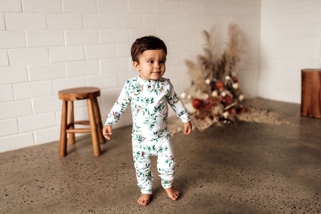 Snuggle Hunny Kids - Eucalypt Growsuit