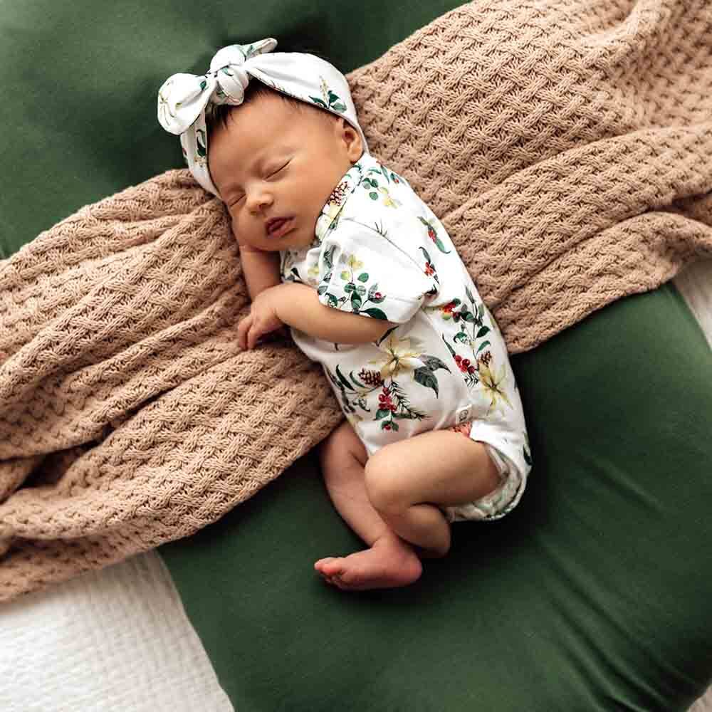 Snuggle Hunny Kids - Festive Berry Short Sleeve Bodysuit