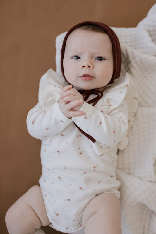 Jamie Kay - Organic Cotton Frill Bodysuit - Buttercup Floral