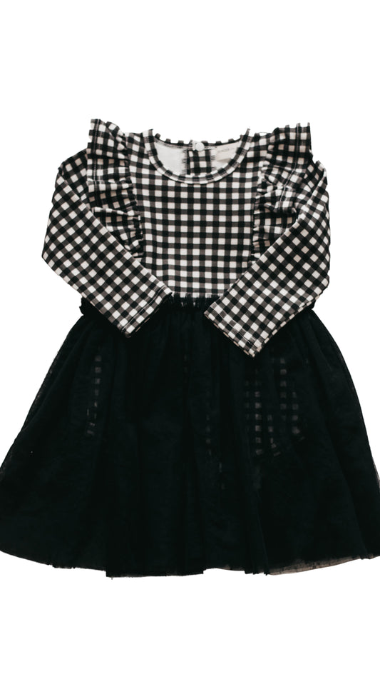 Bencer & Hazelnut - Tutu - Black Gingham