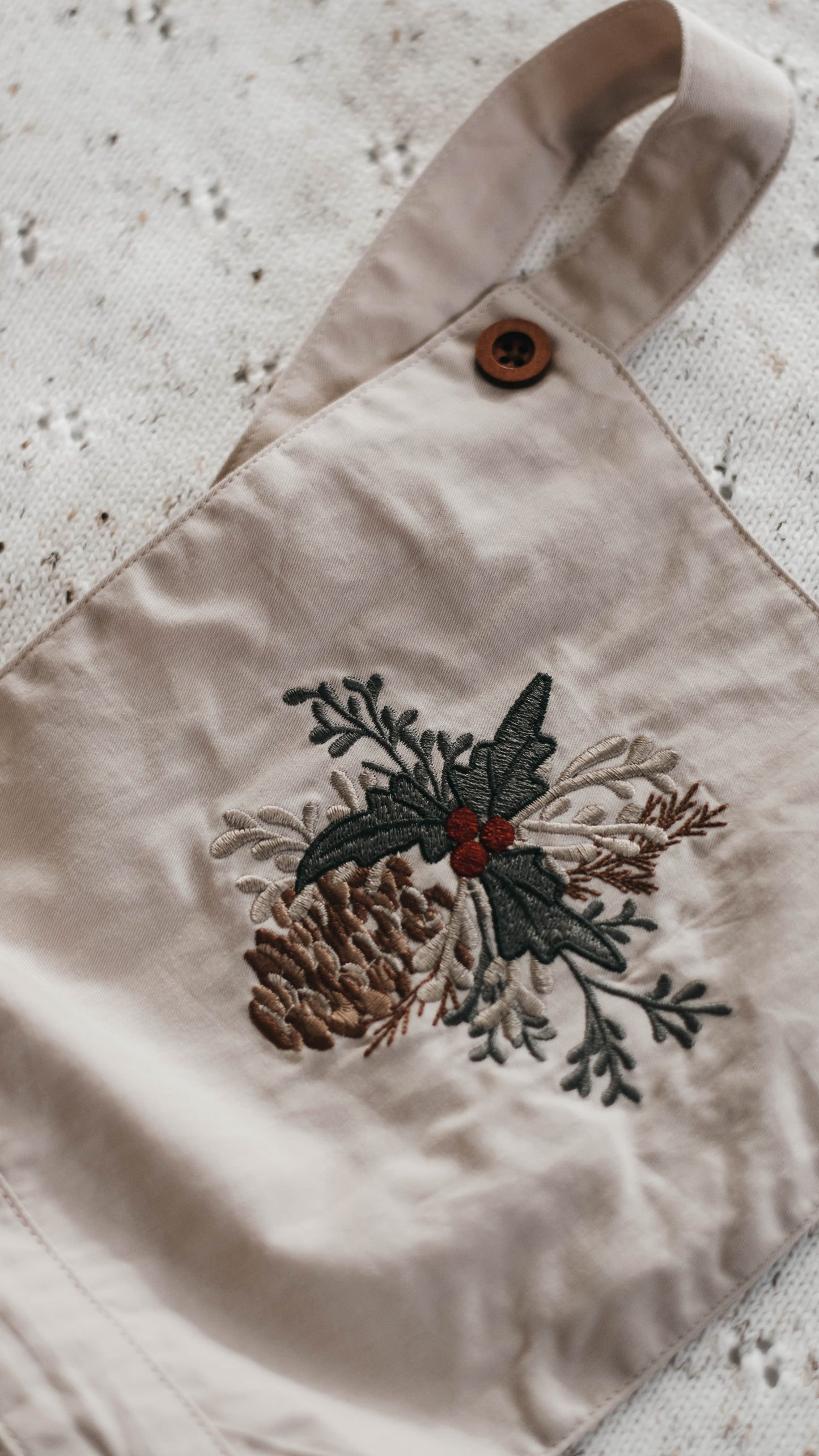 Bencer & Hazelnut - Holly & Mistletoe Overalls