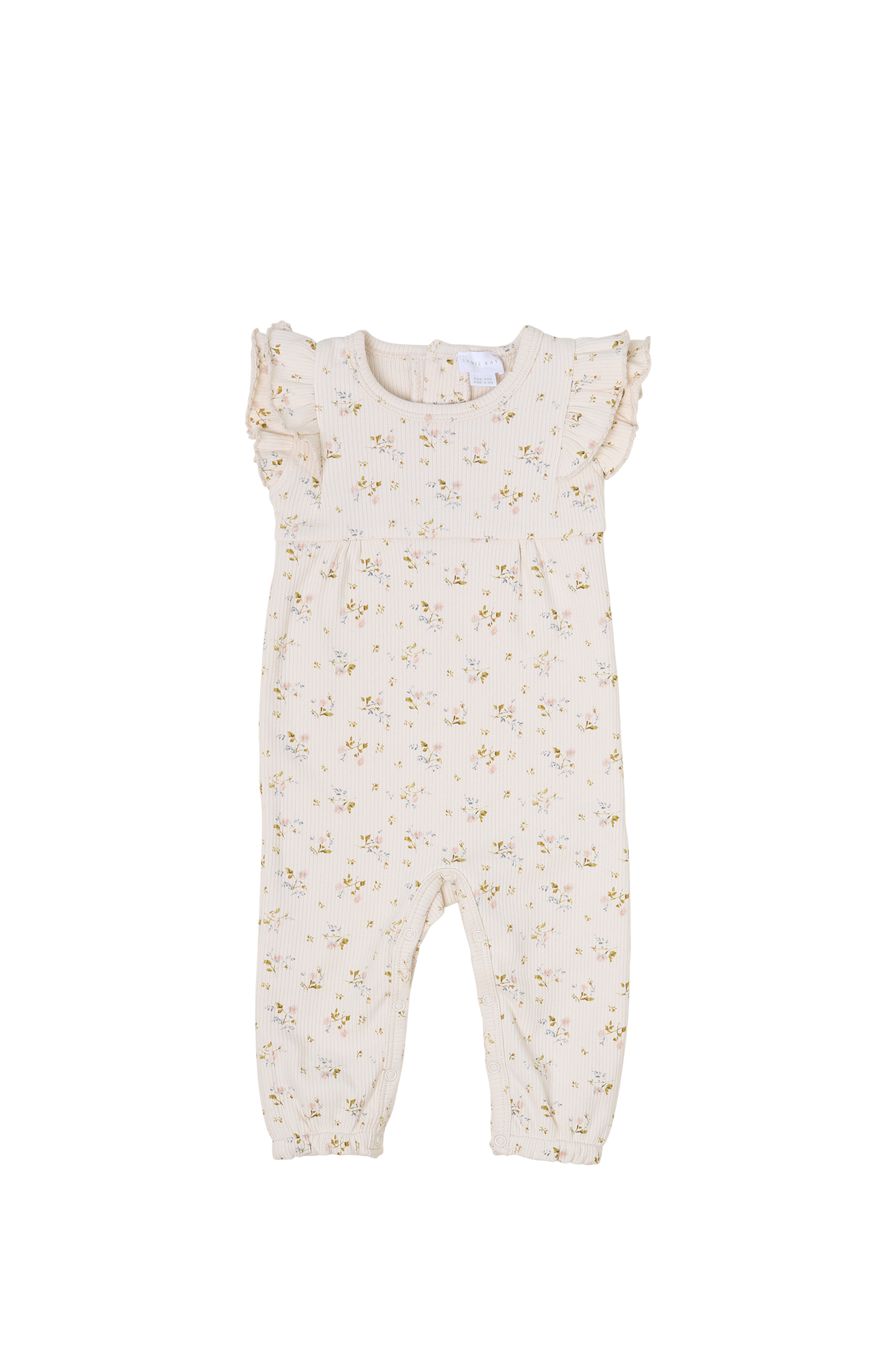 Jamie Kay - Fine Rib Sophie Jumpsuit - Nina Watercolour Floral