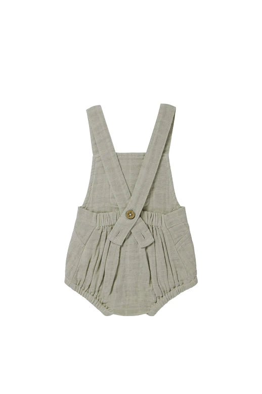 Jamie Kay - Organic Cotton Muslin Robin Overalls - Moss
