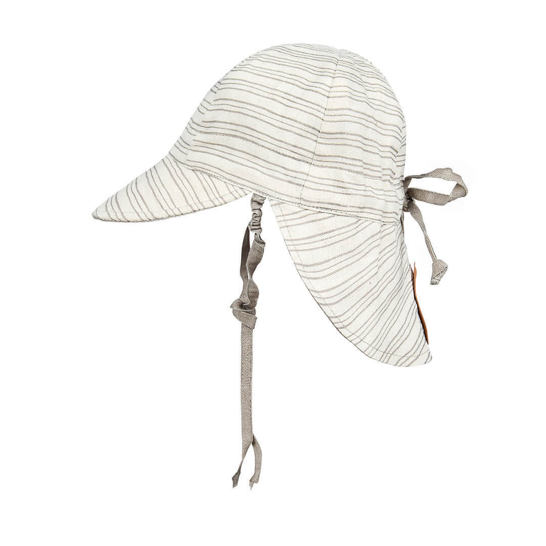 Bedhead - "Lounger" Reversible Flap Baby Sunhat - Leo/Moss