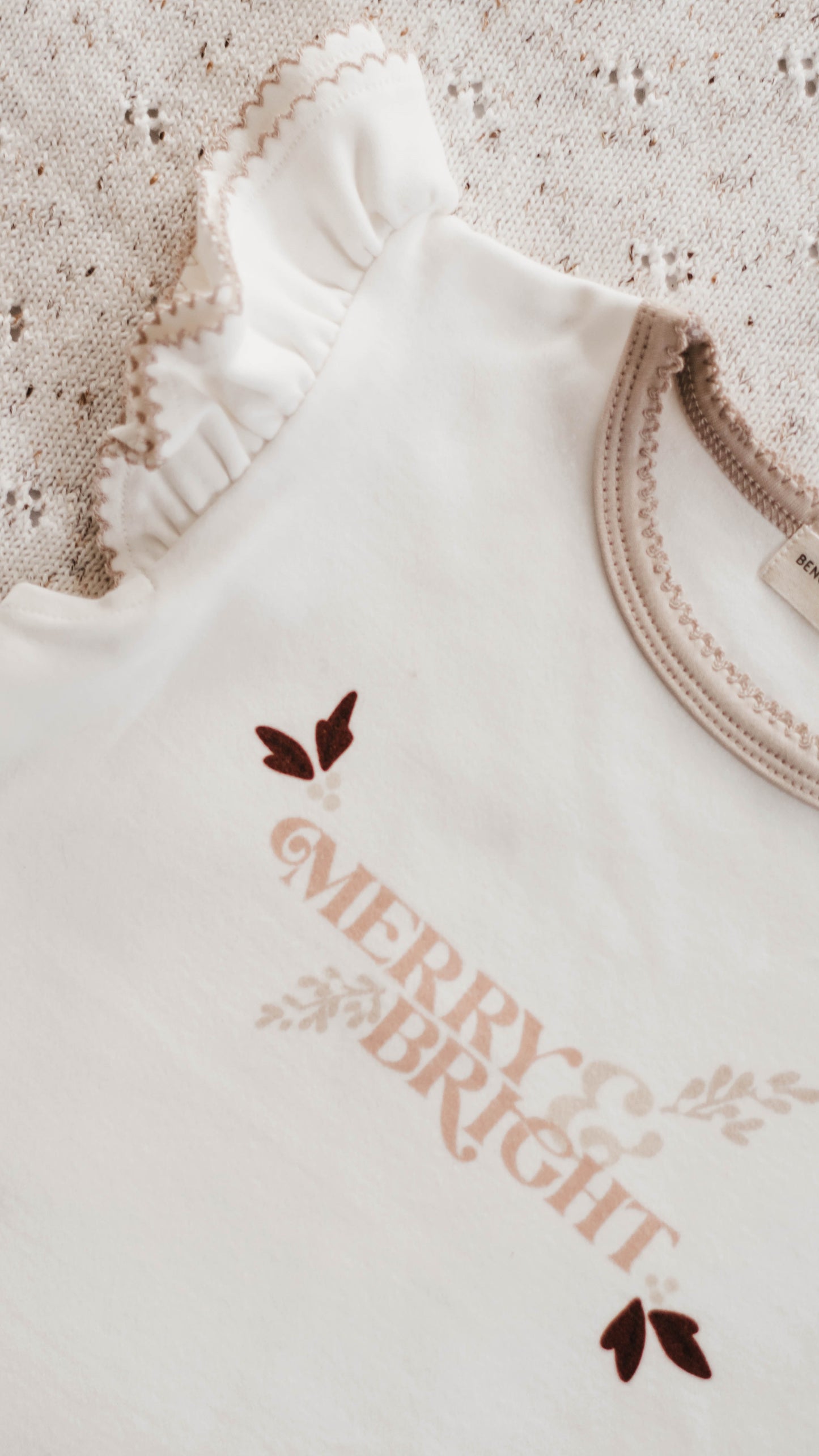 Bencer & Hazelnut - Merry & Bright Bodysuit/Tee