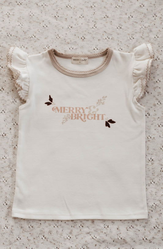 Bencer & Hazelnut - Merry & Bright Bodysuit/Tee