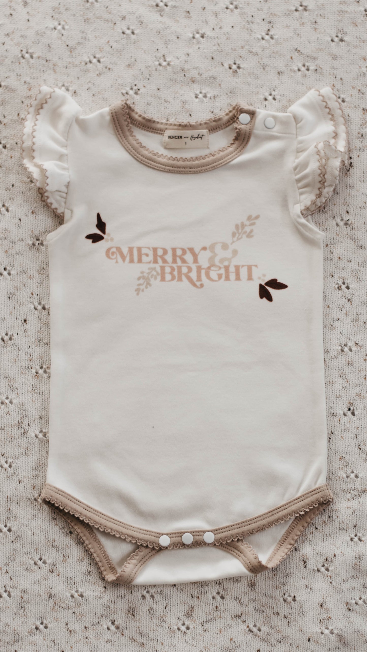 Bencer & Hazelnut - Merry & Bright Bodysuit/Tee