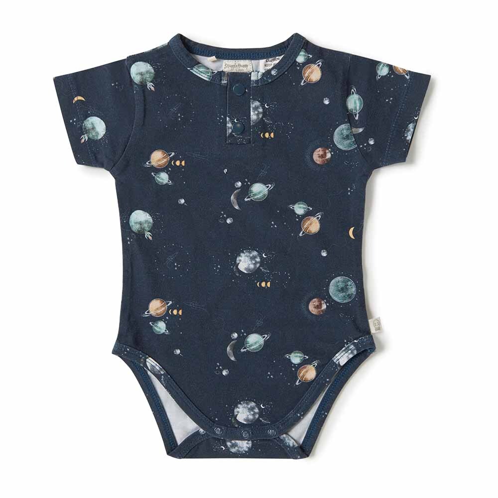 Snuggle Hunny Kids - Milky Way Short Sleeve Bodysuit
