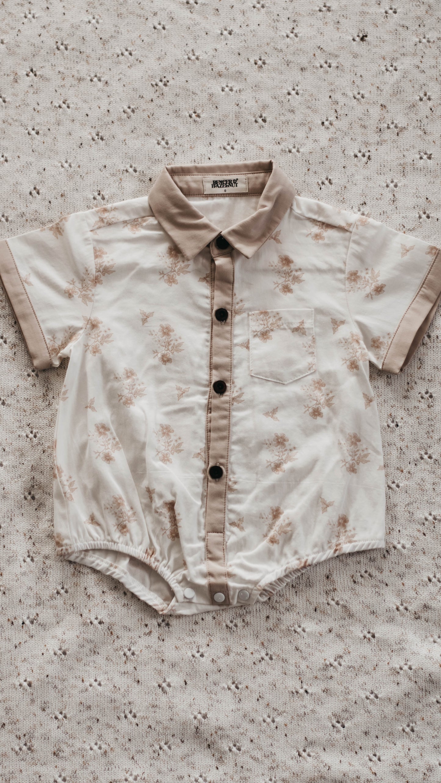 Bencer and Hazelnut - Noel Boys Shirt - Christmas Collection 2022