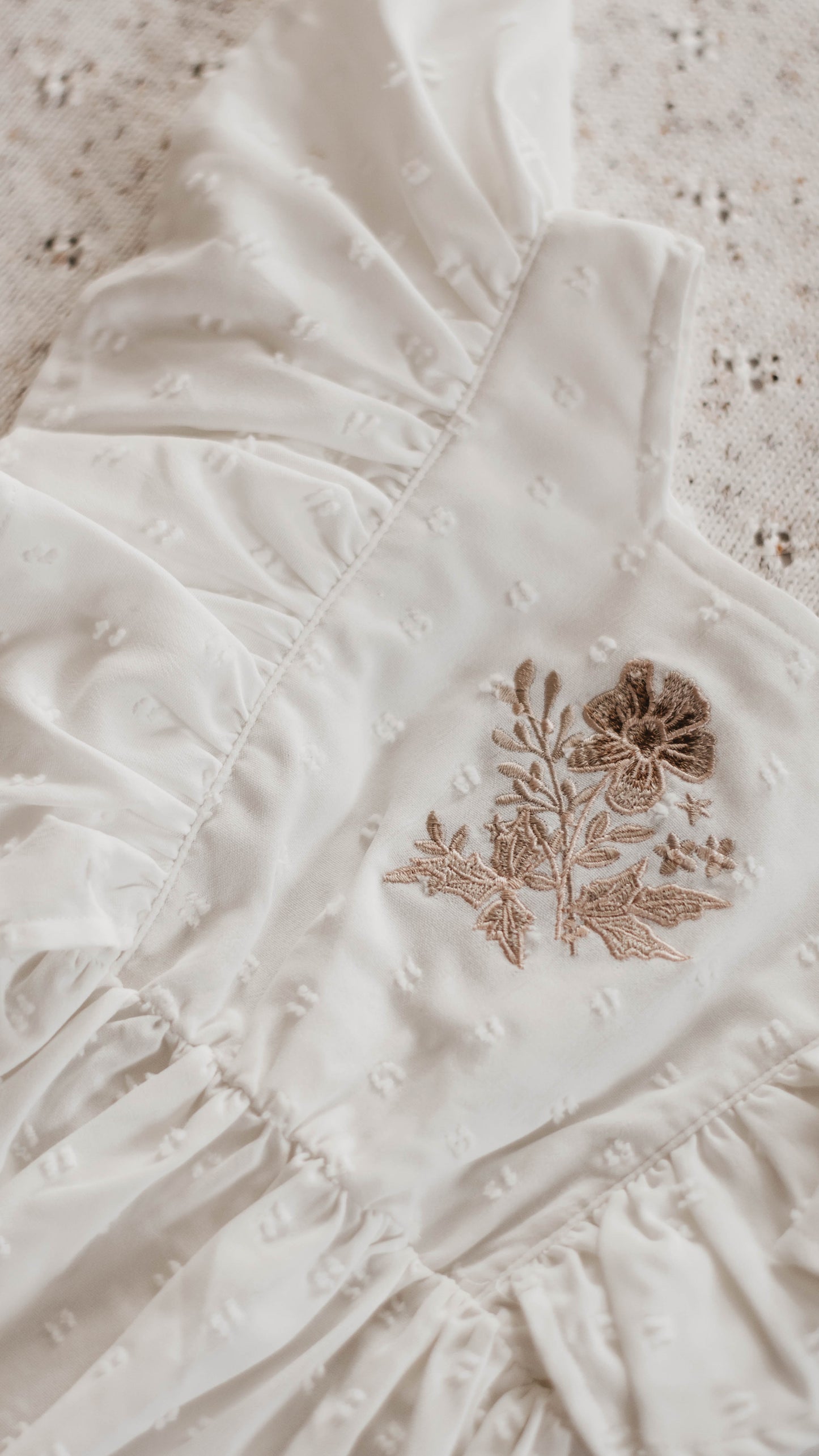 Bencer & Hazelnut - Noel Embroidered Playsuit/Dress