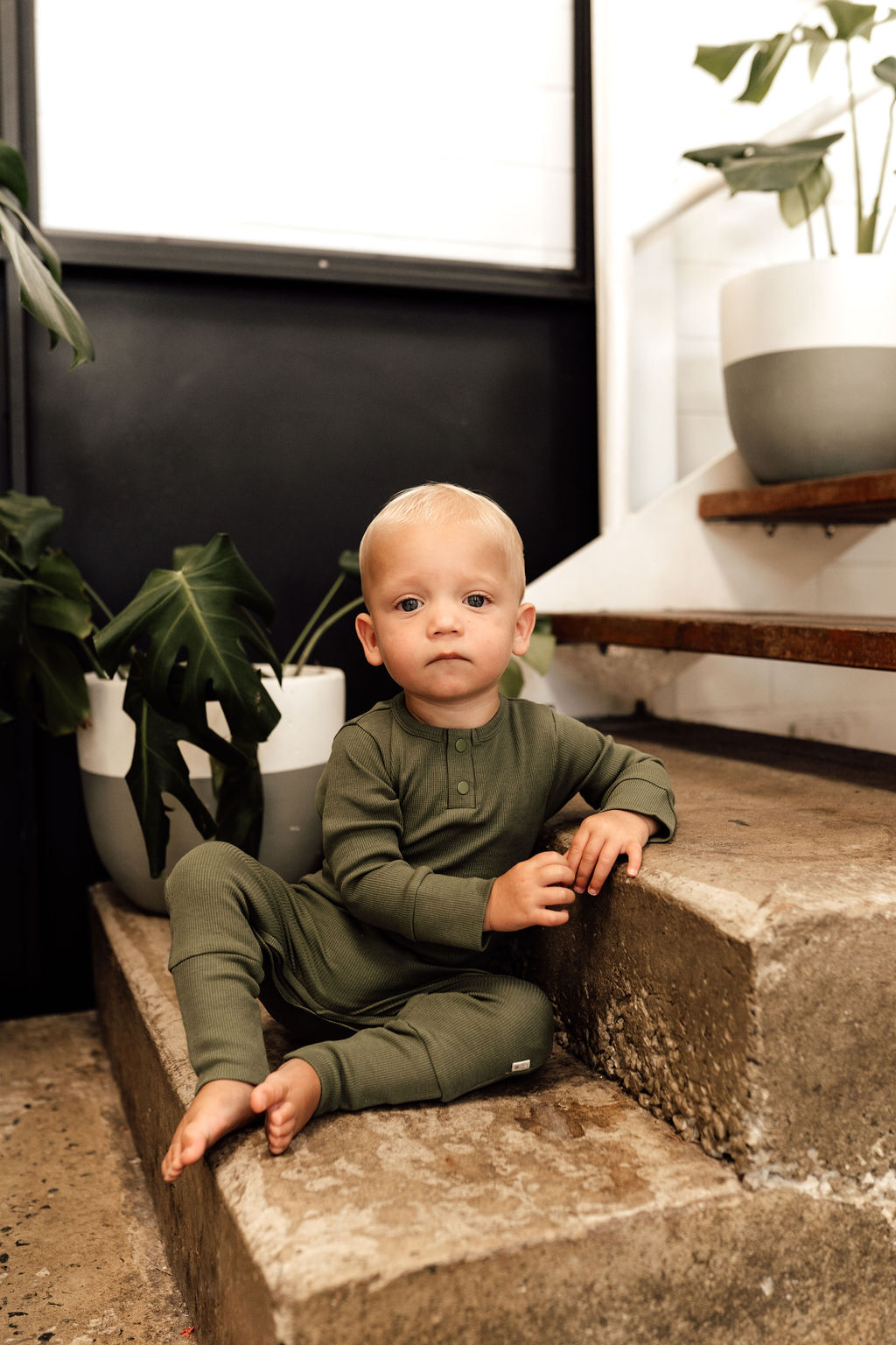 Snuggle Hunny Kids - Growsuit - Olive