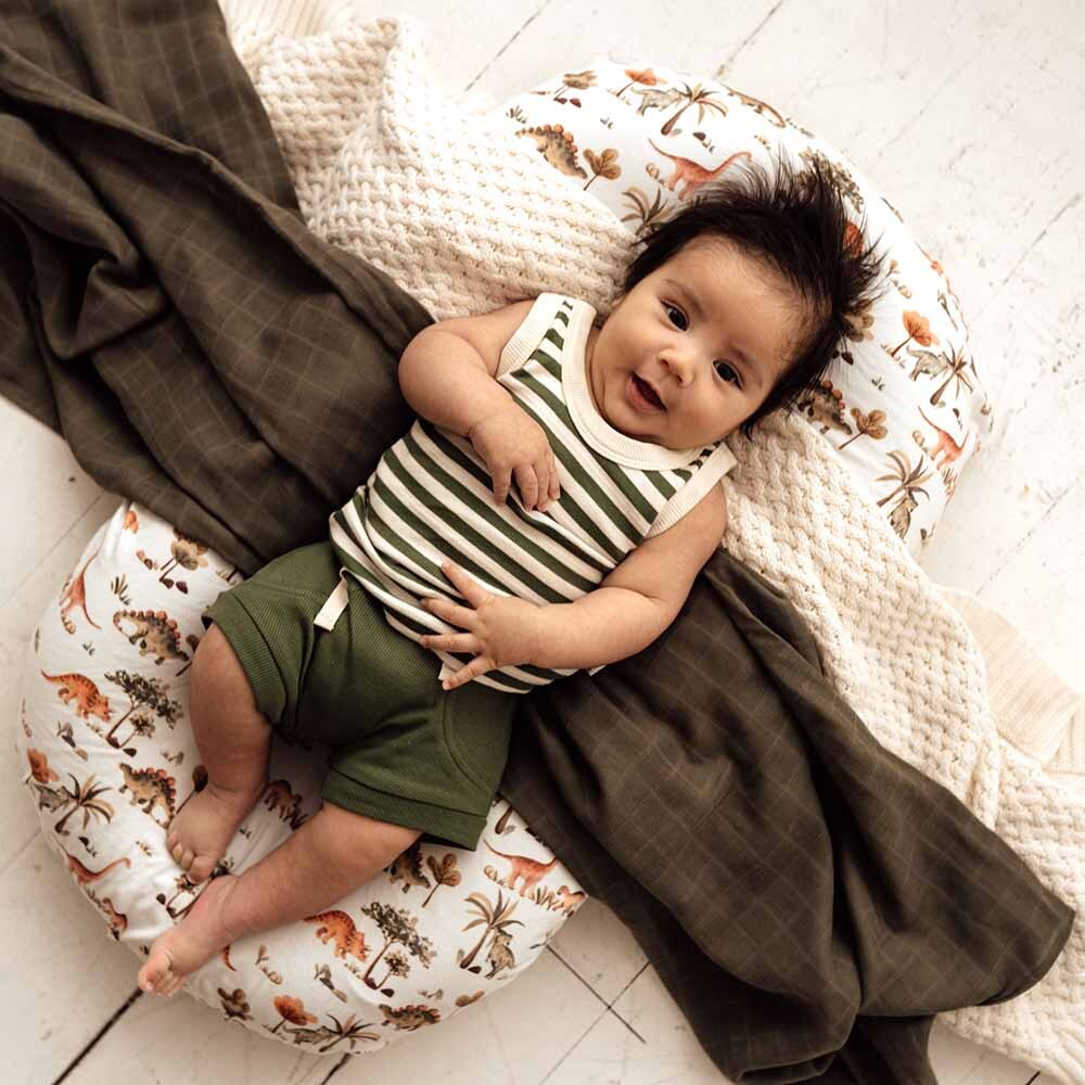 Snuggle Hunny Kids - Organic Shorts Olive