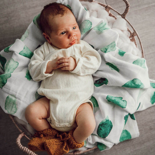Snuggle Hunny Kids - Organic Muslin Wrap - Sea Mist