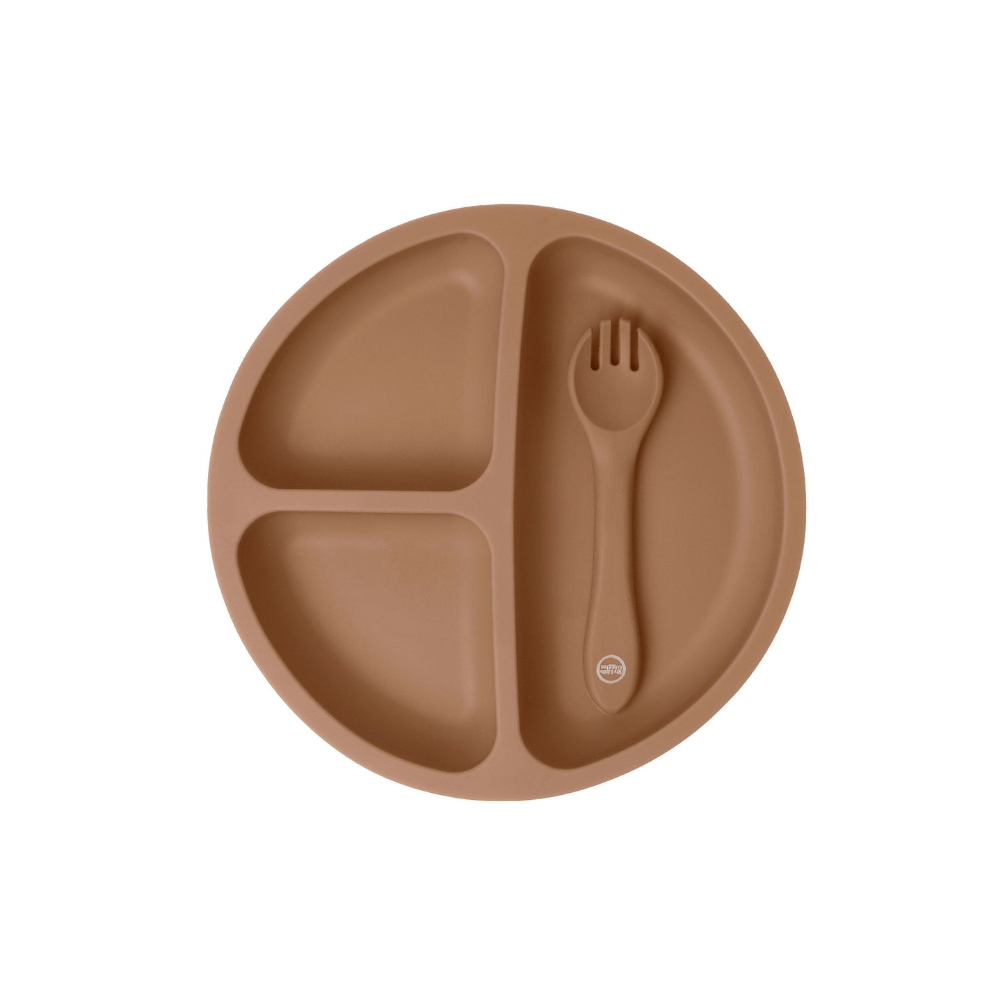 My Little Plate & Fork Set - Clay