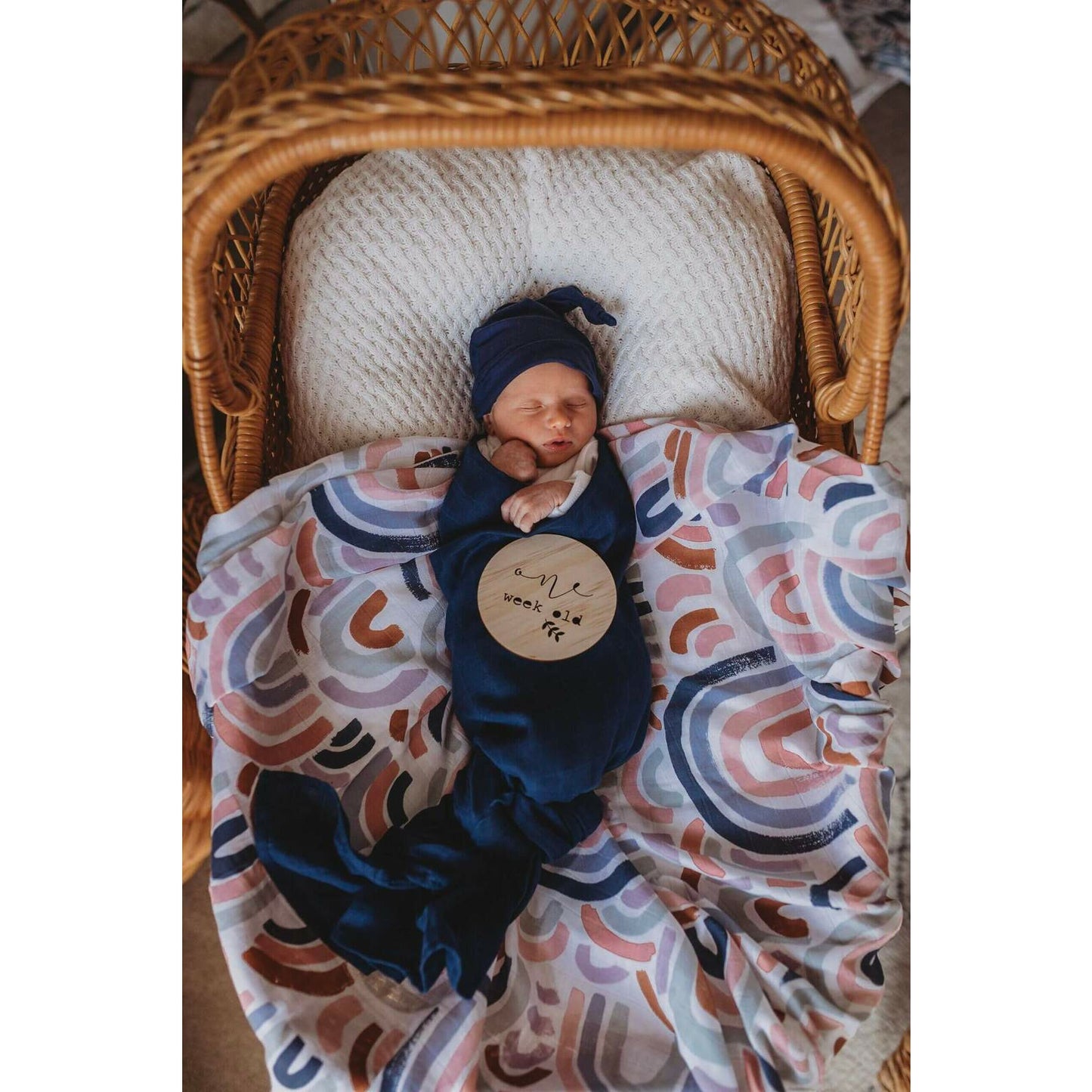 Rainbow Baby Organic Muslin Wrap