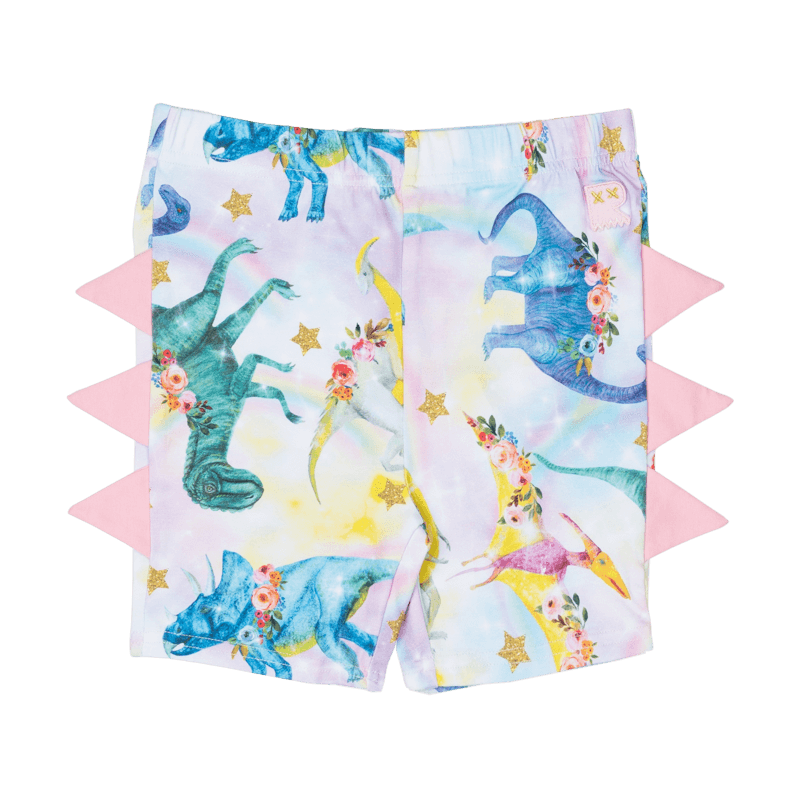 Rock Your Baby - Dinosaur Parade Bike Shorts
